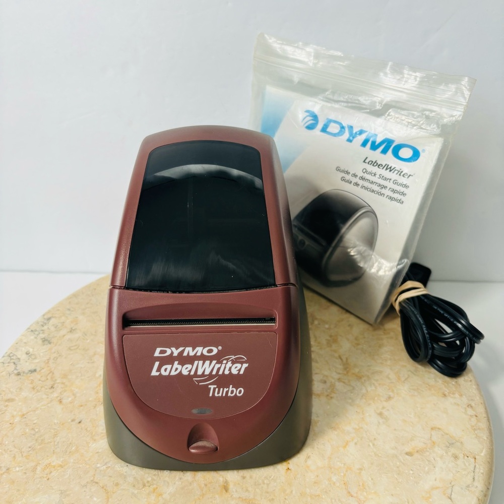 DYMO LabelWriter Turbo Direct Thermal Label Printer Model 90479 Red